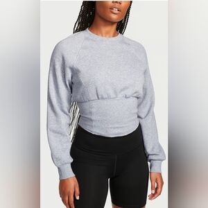 Victoria's Secret Gray Corset Sweatshirt